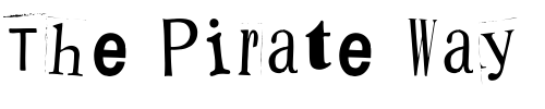 Font : Mystery-White 2 Custom Text : The Pirate Way Test your own text here Click to download or to view this font on a tshirt that can be custom printed in Bali